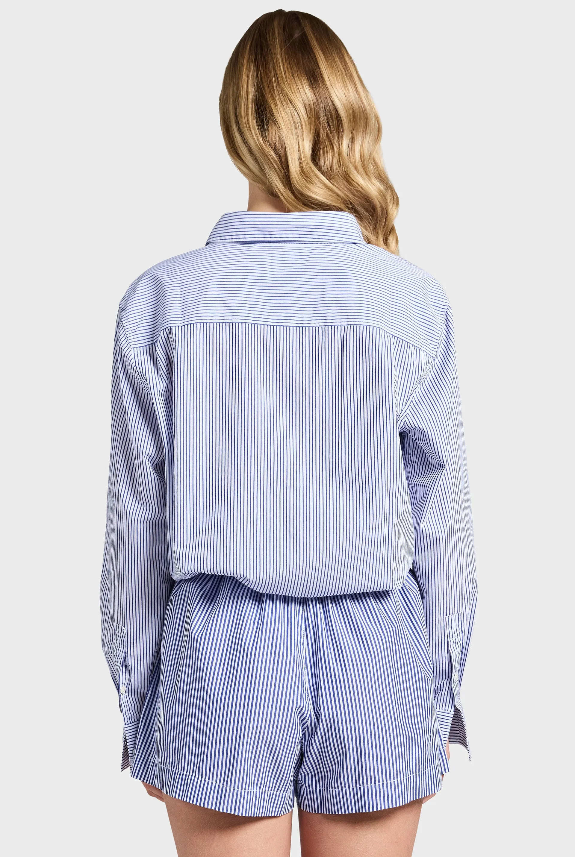 Alma Stripe Poplin Shirt sold by The Academy Brand product image thumbnail 5