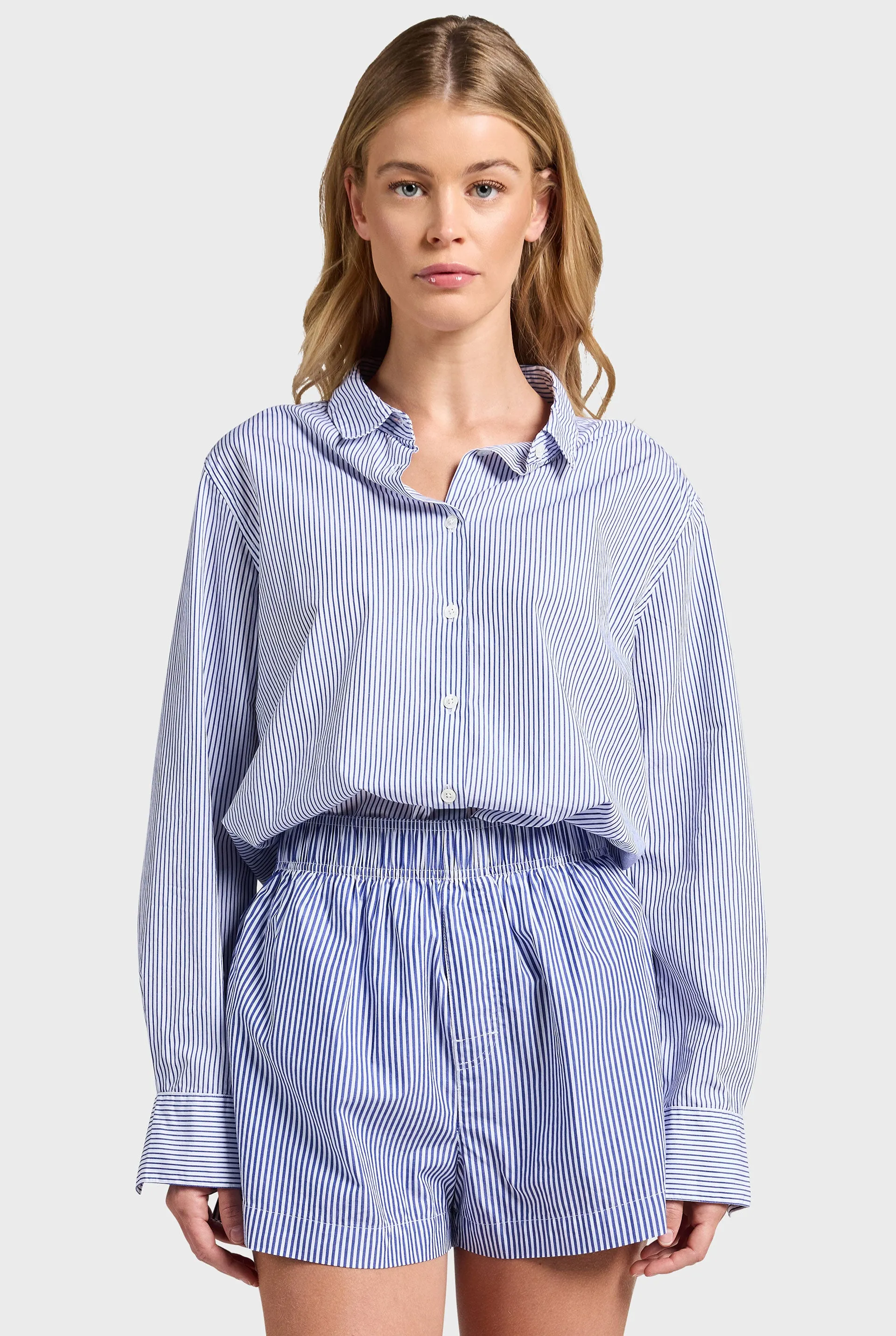 Alma Stripe Poplin Shirt sold by The Academy Brand