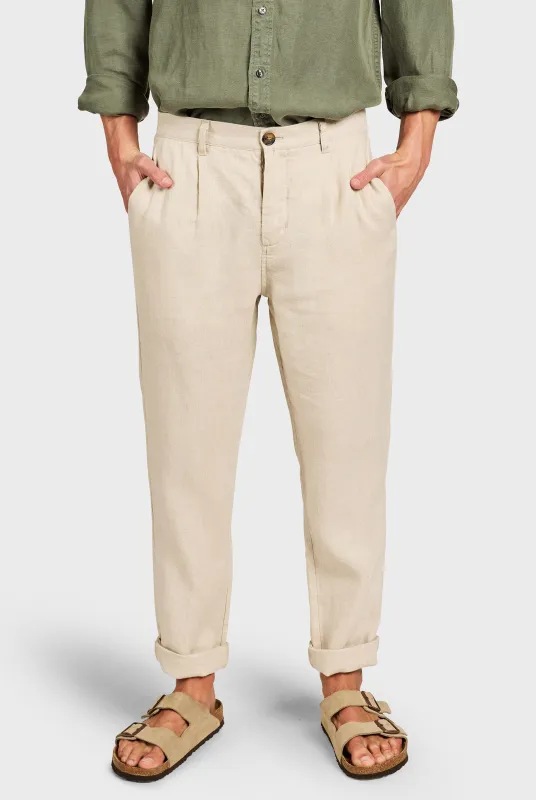 Dean Linen Chino sold by The Academy Brand