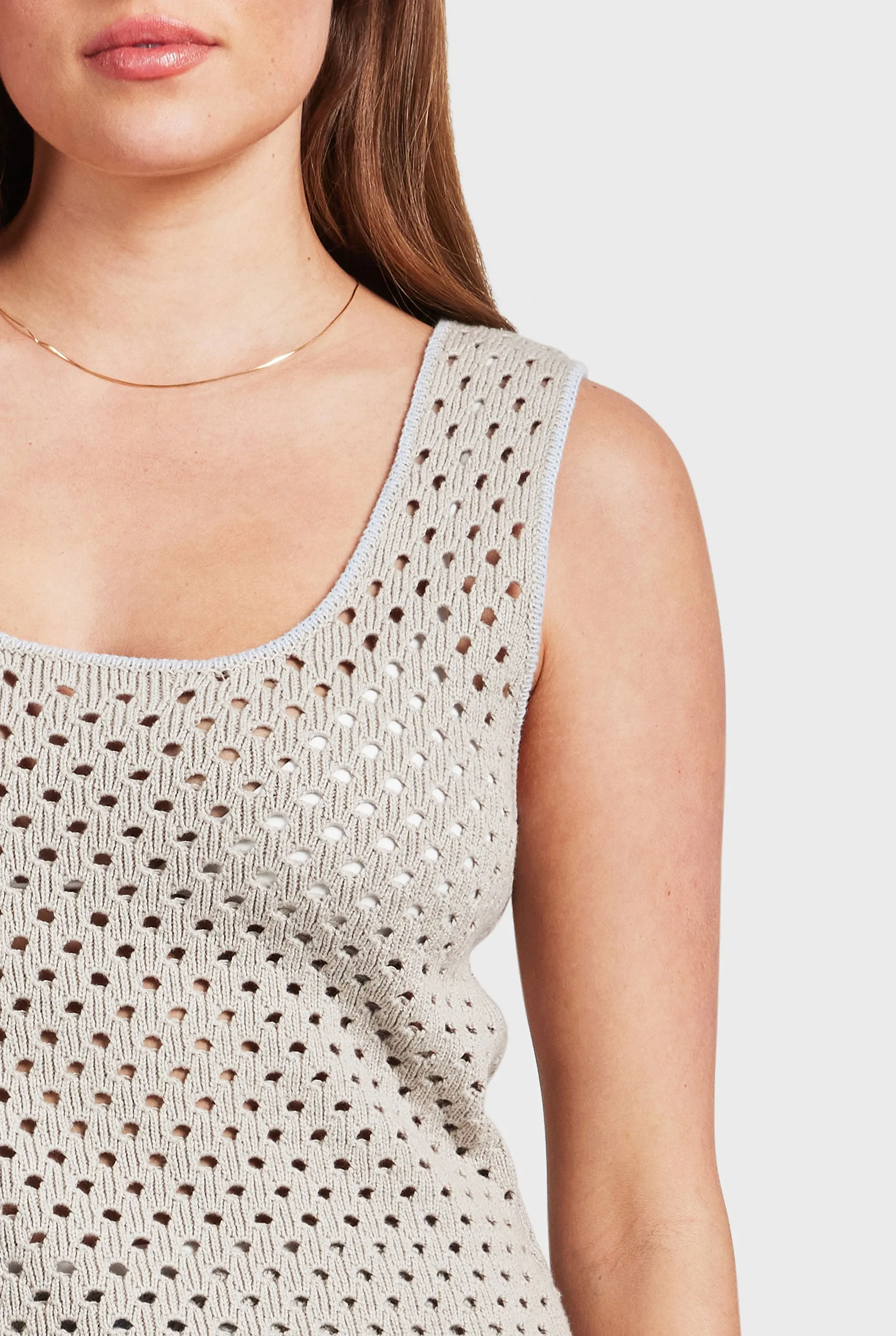 Farrah Crochet Tank sold by The Academy Brand product image thumbnail 4