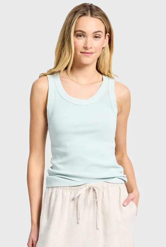 Essential Rib Tank sold by The Academy Brand