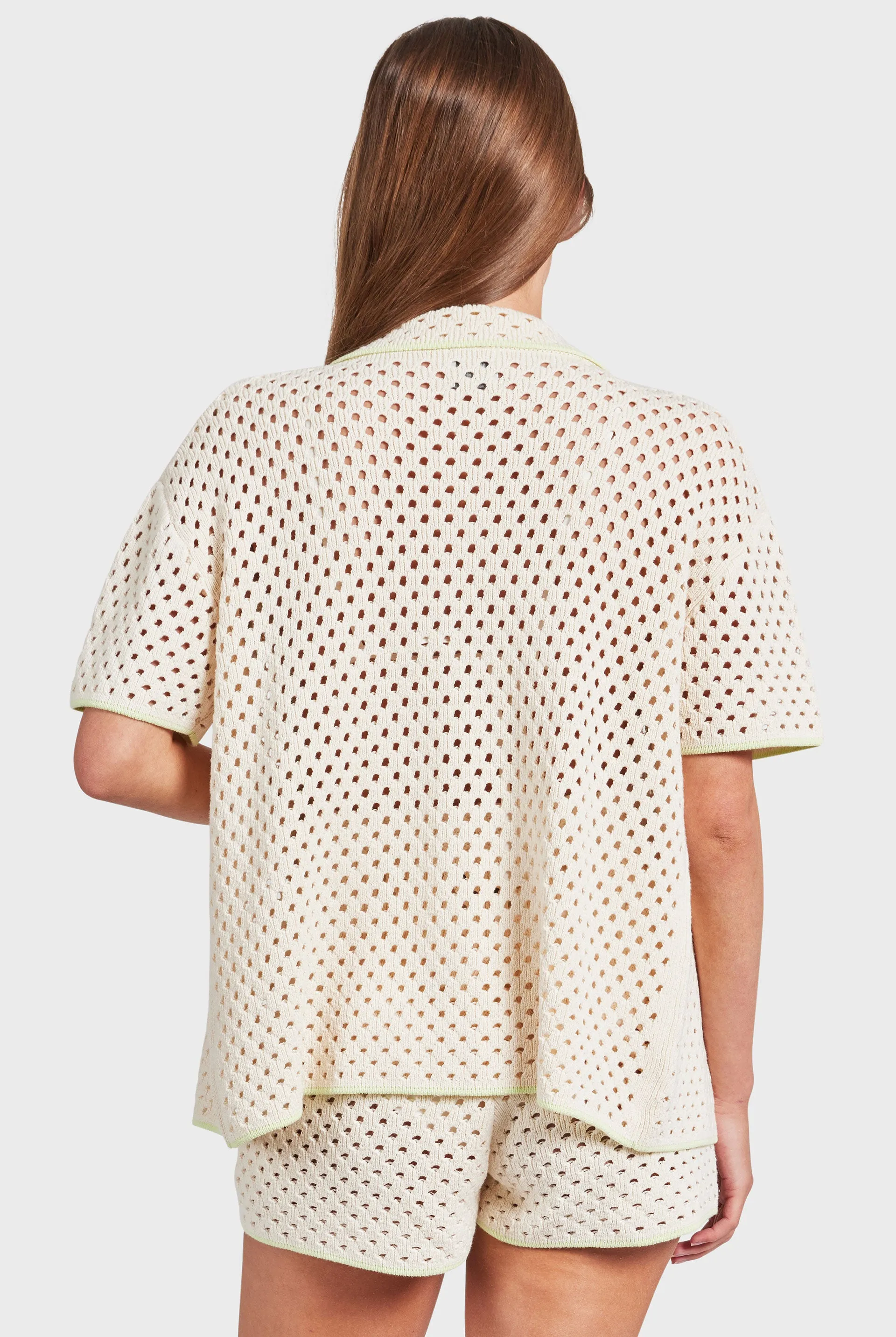 Farrah Crochet Shirt sold by The Academy Brand product image thumbnail 5