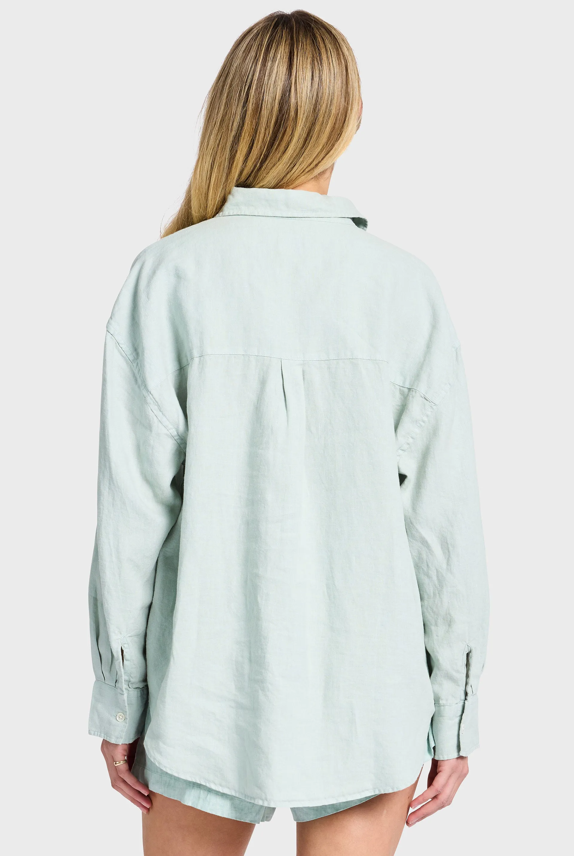 Hampton Linen Shirt sold by The Academy Brand product image thumbnail 5