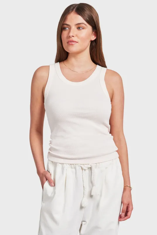 Essential Rib Tank sold by The Academy Brand