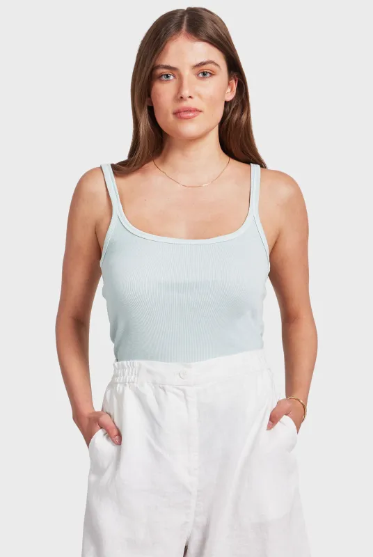 Charlie Rib Tank sold by The Academy Brand