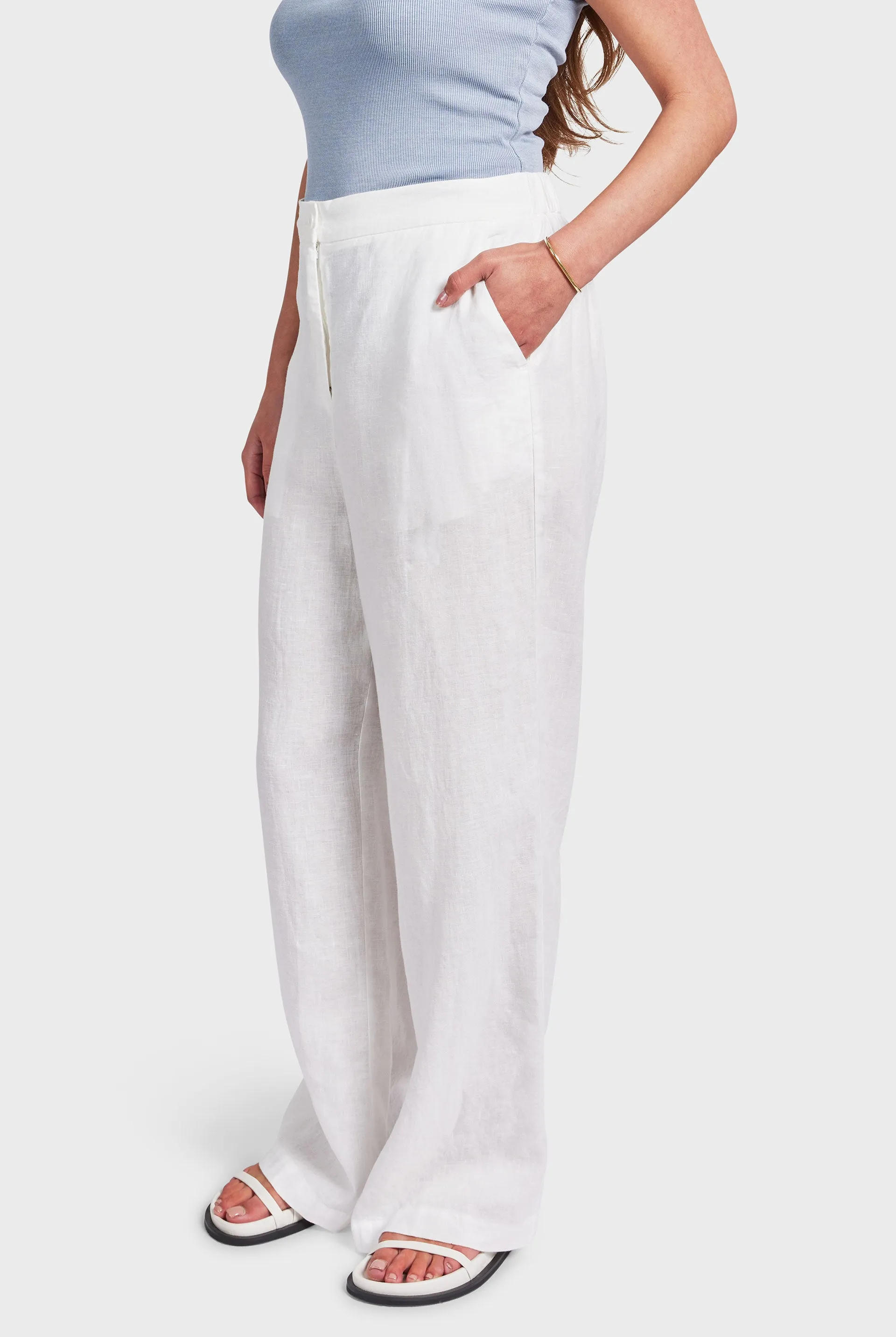 Linen Relaxed Pant sold by The Academy Brand product image thumbnail 3