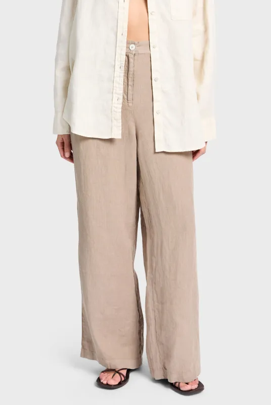 Linen Relaxed Trouser sold by The Academy Brand