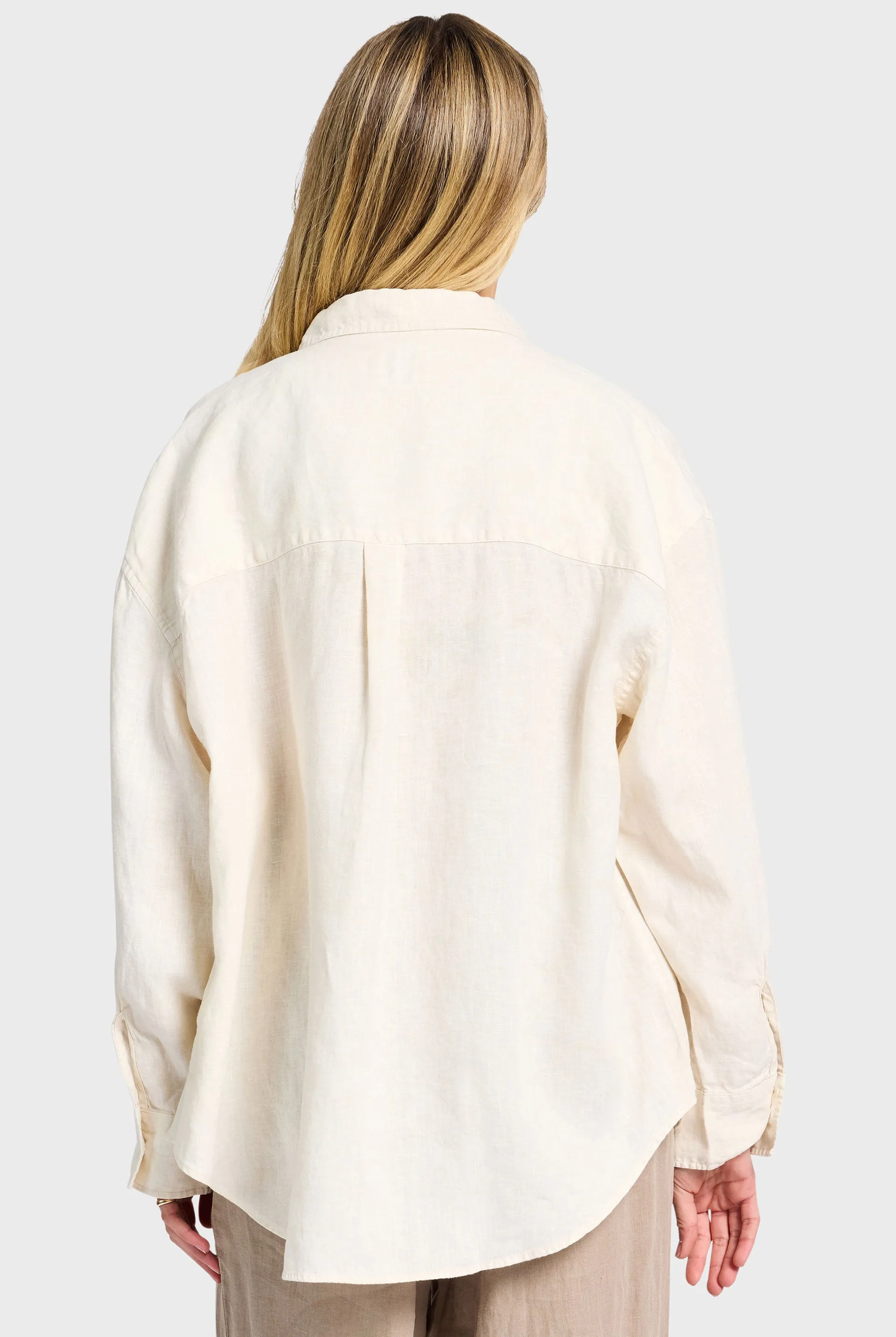 Hampton Linen Shirt sold by The Academy Brand product image thumbnail 5