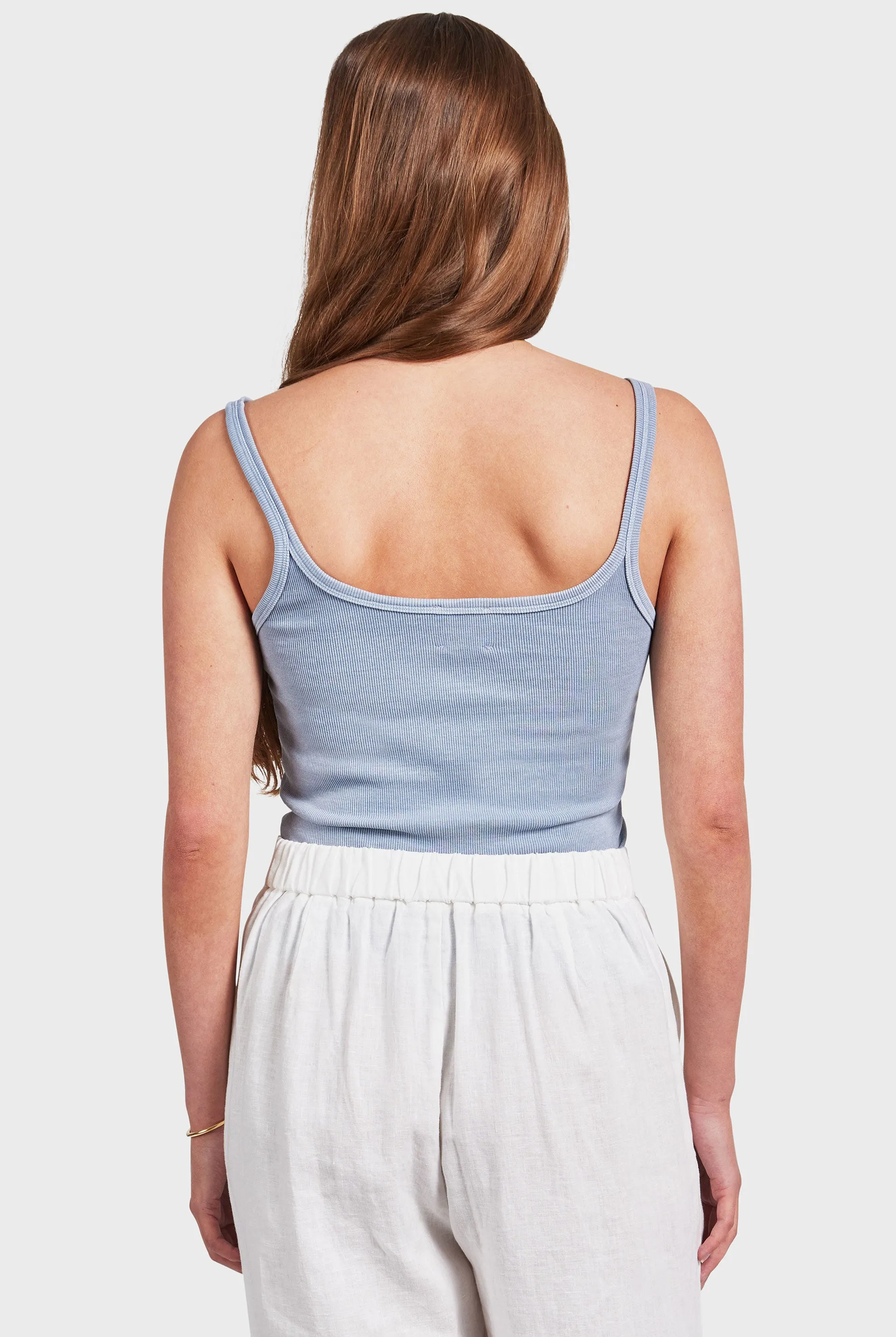 Charlie Rib Tank sold by The Academy Brand product image thumbnail 5