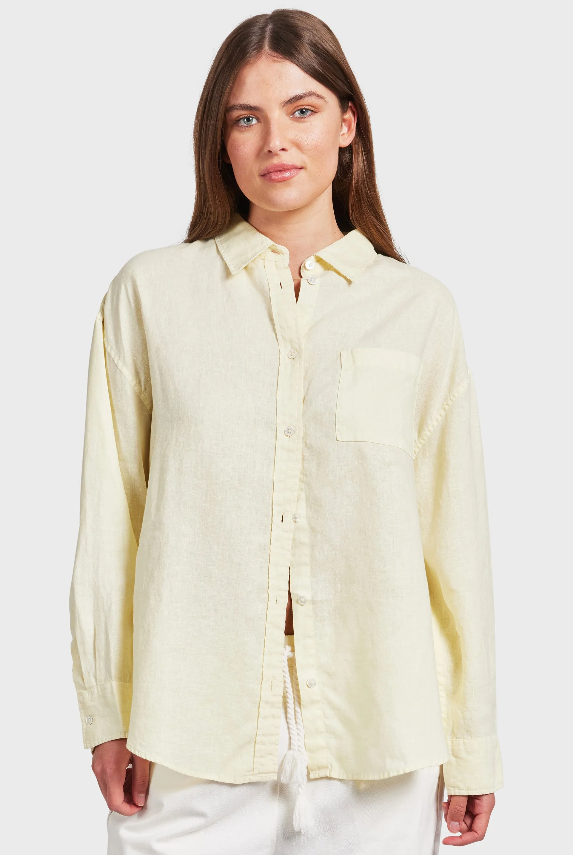 Hampton Linen Shirt sold by The Academy Brand