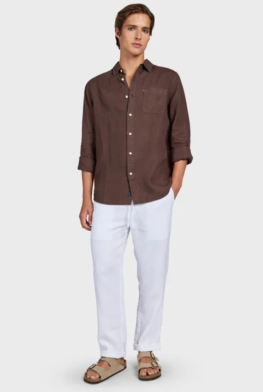 Hampton Linen Shirt sold by The Academy Brand