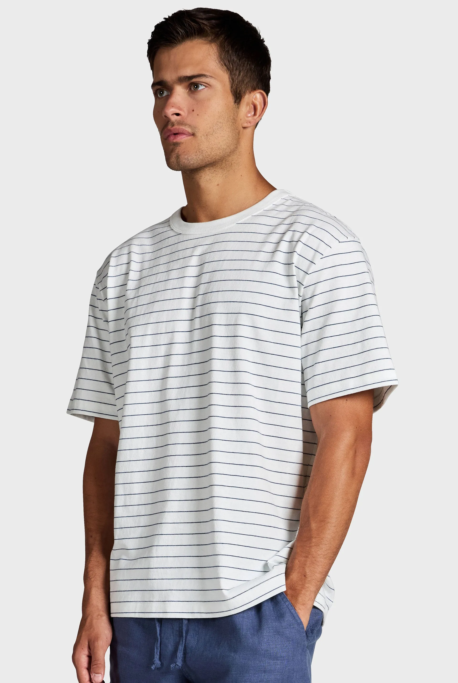 Mac Stripe Tee sold by The Academy Brand product image thumbnail 4
