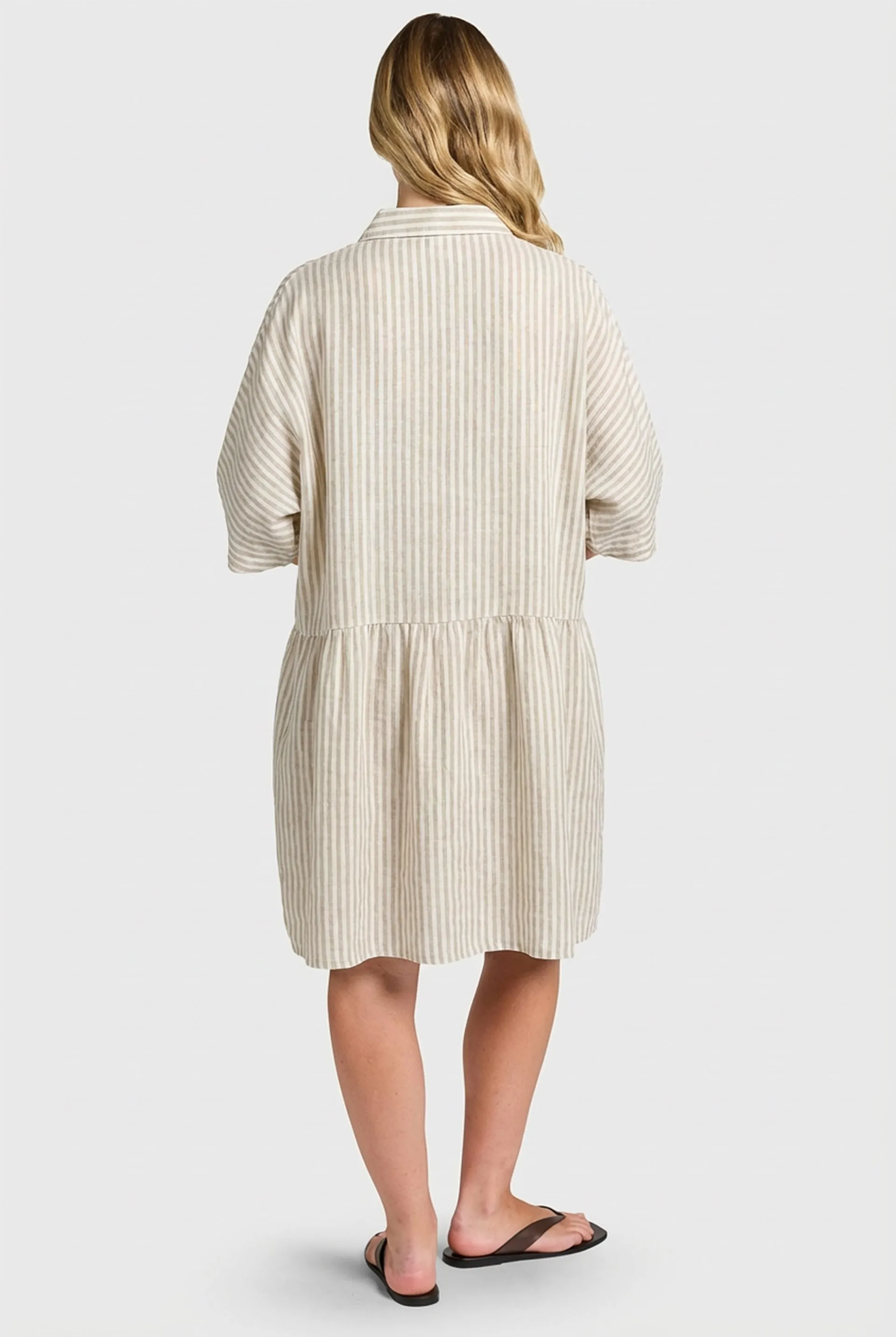 Dolly Linen Dress sold by The Academy Brand product image thumbnail 4