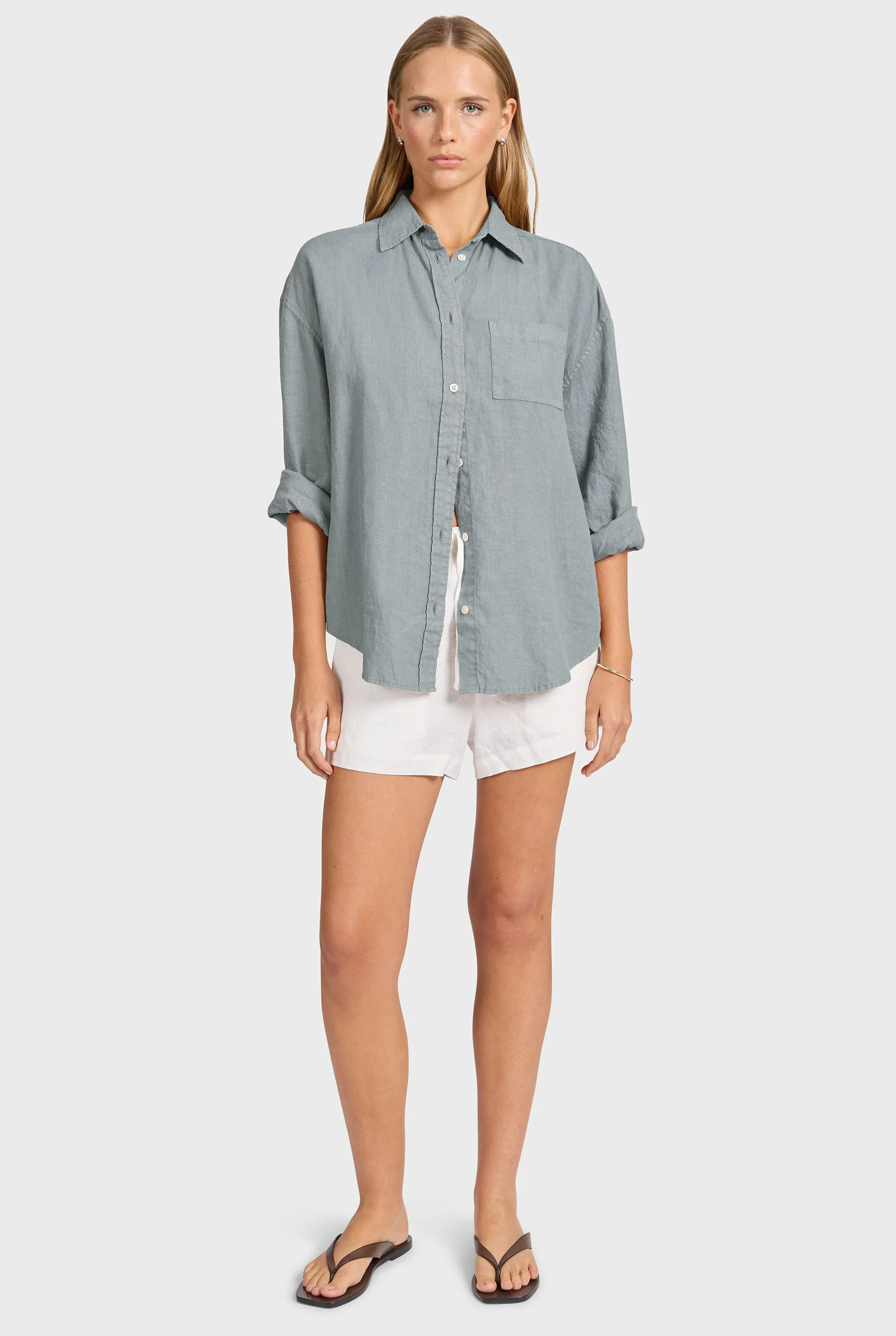 Hampton Linen Shirt sold by The Academy Brand