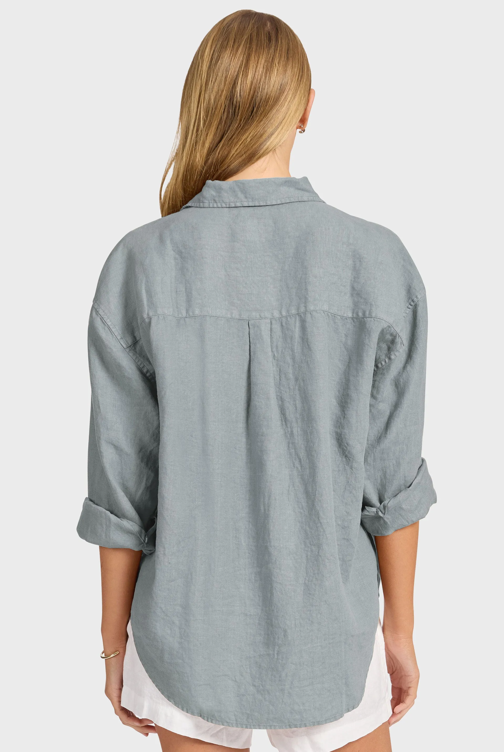 Hampton Linen Shirt sold by The Academy Brand product image thumbnail 5