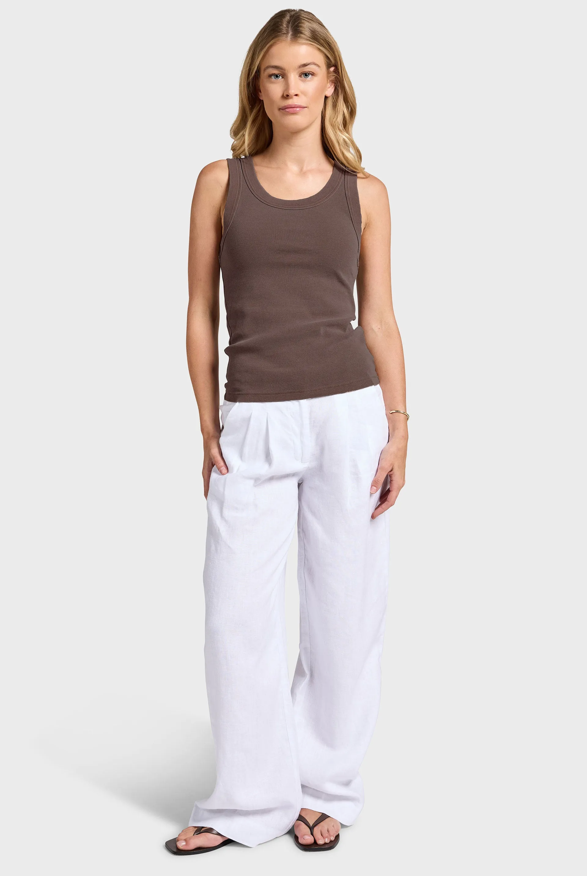 Essential Rib Tank sold by The Academy Brand product image thumbnail 2