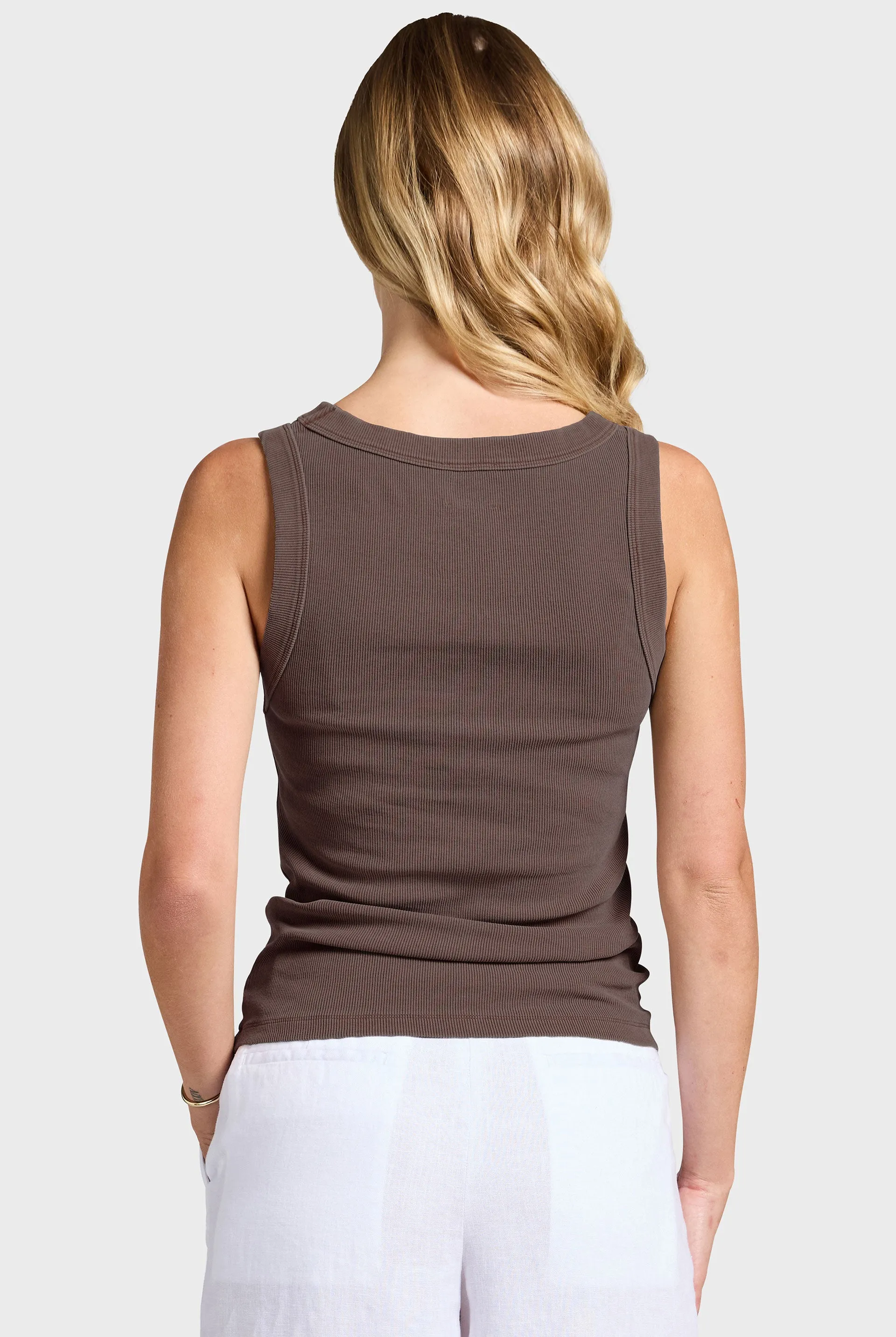 Essential Rib Tank sold by The Academy Brand product image thumbnail 5