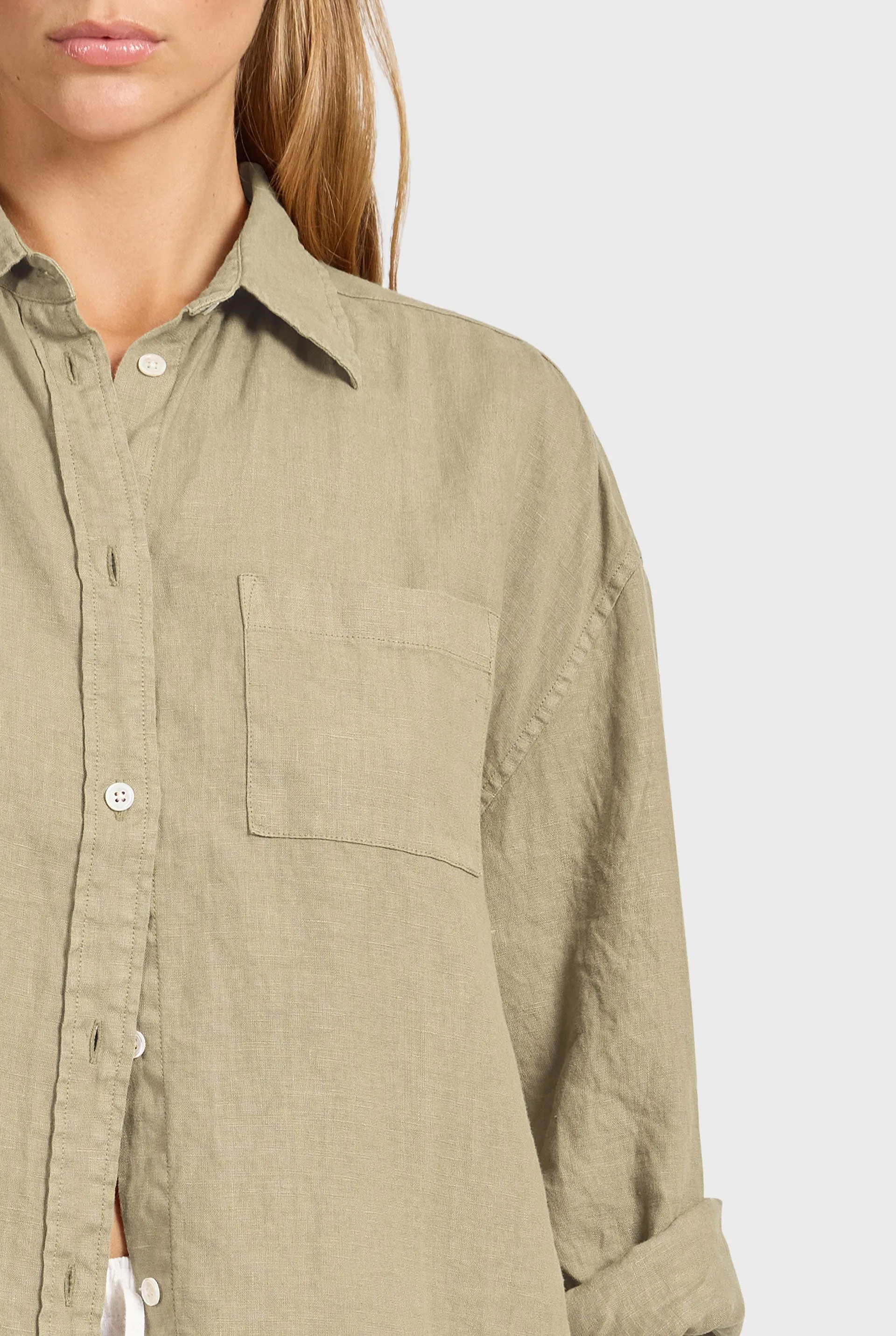 Hampton Linen Shirt sold by The Academy Brand product image thumbnail 4