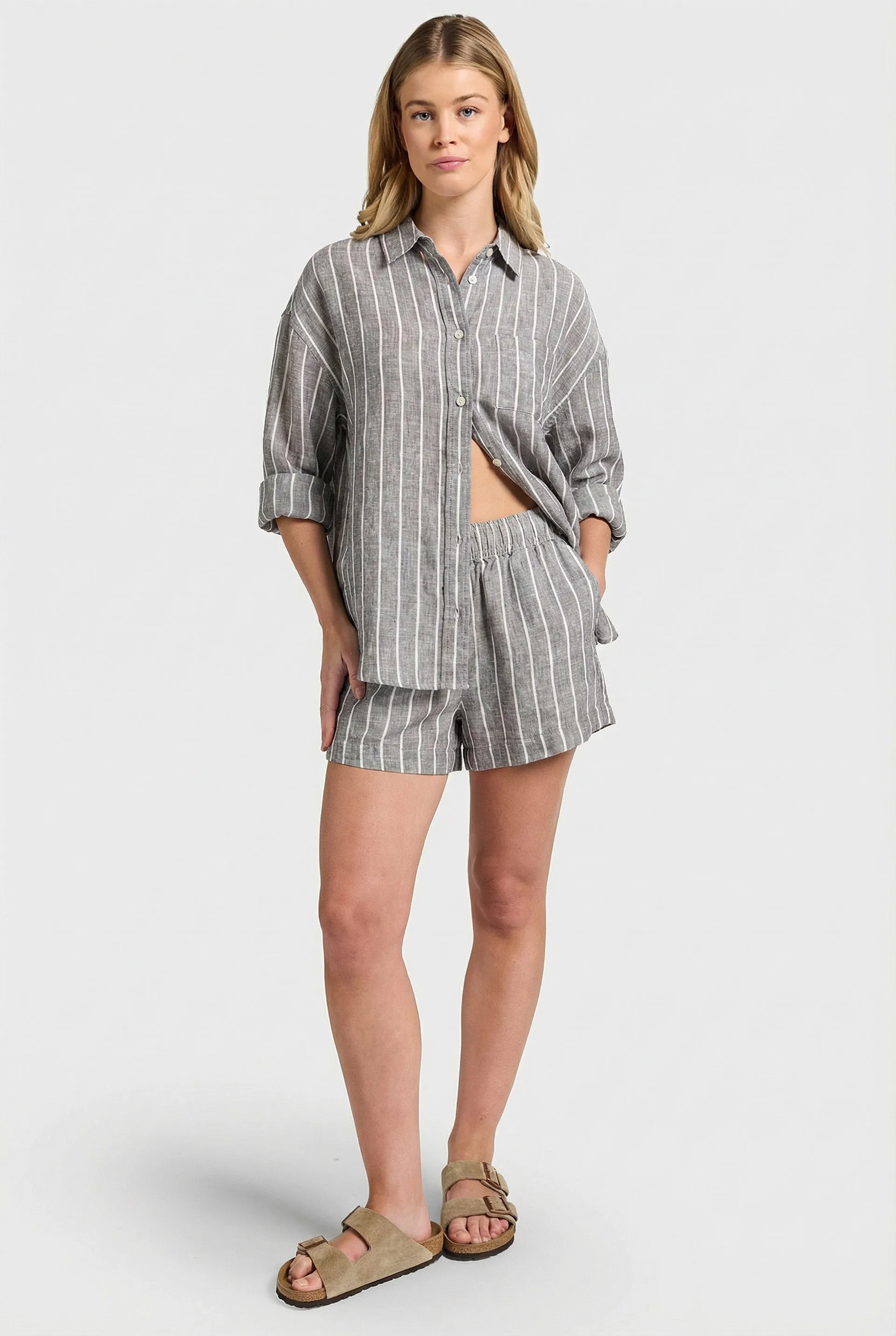 Gladys Linen Short sold by The Academy Brand
