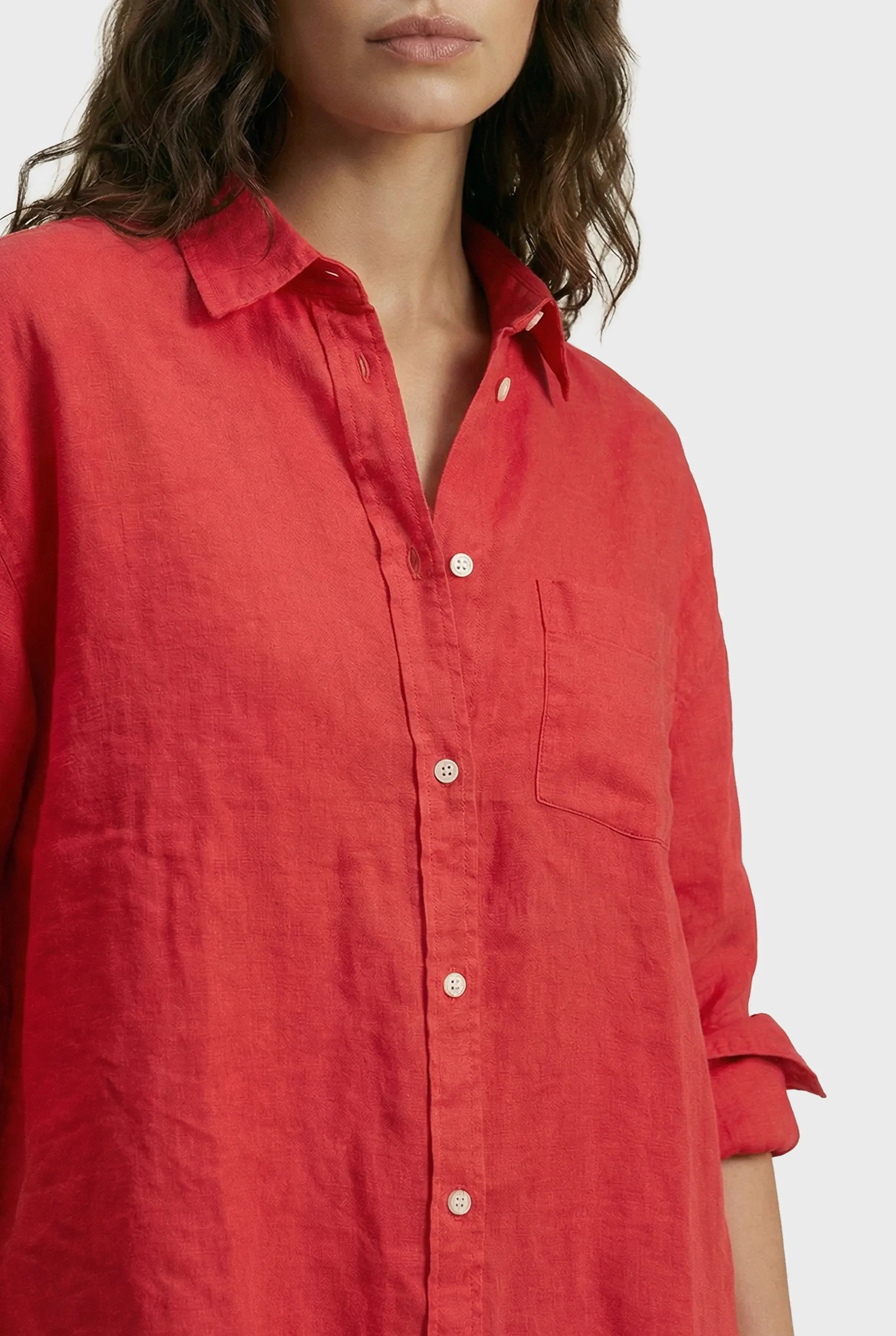 Hampton Linen Shirt sold by The Academy Brand product image thumbnail 4