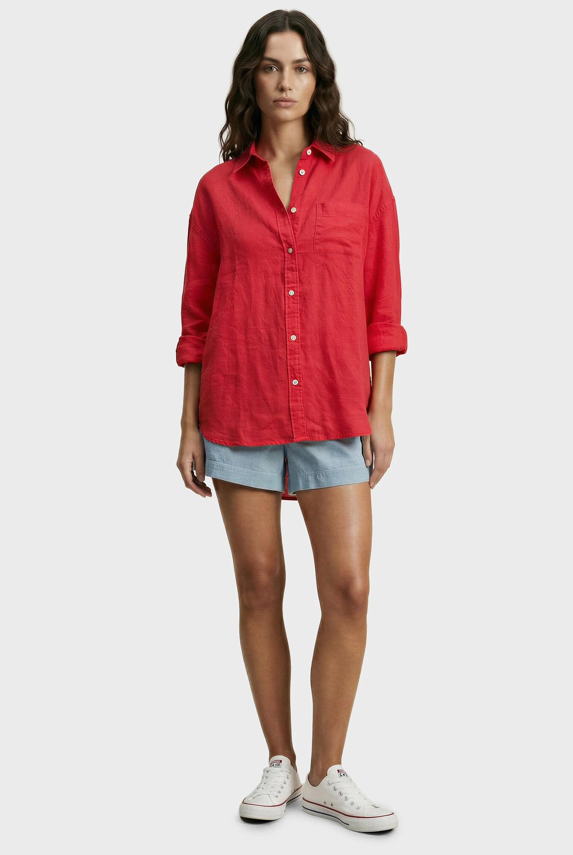 Hampton Linen Shirt sold by The Academy Brand product image thumbnail 2