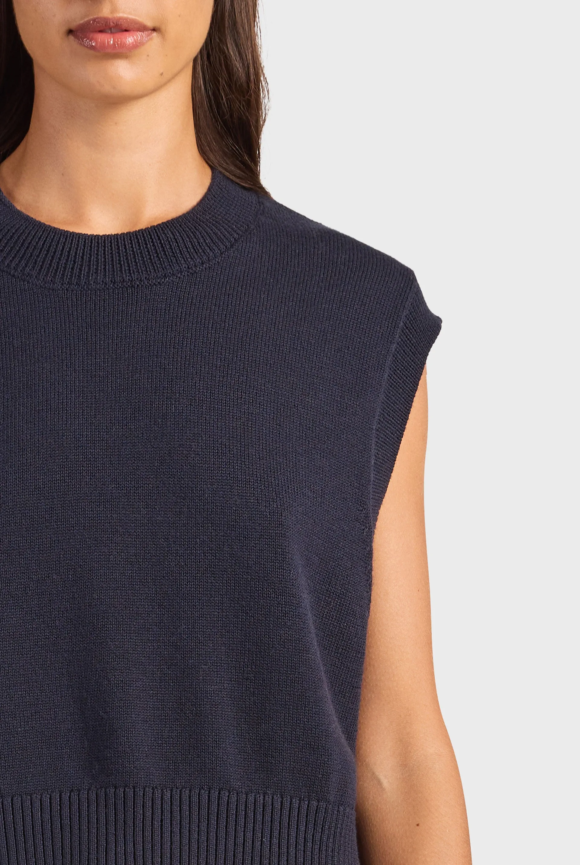 Flora Crew Knit Vest sold by The Academy Brand product image thumbnail 5