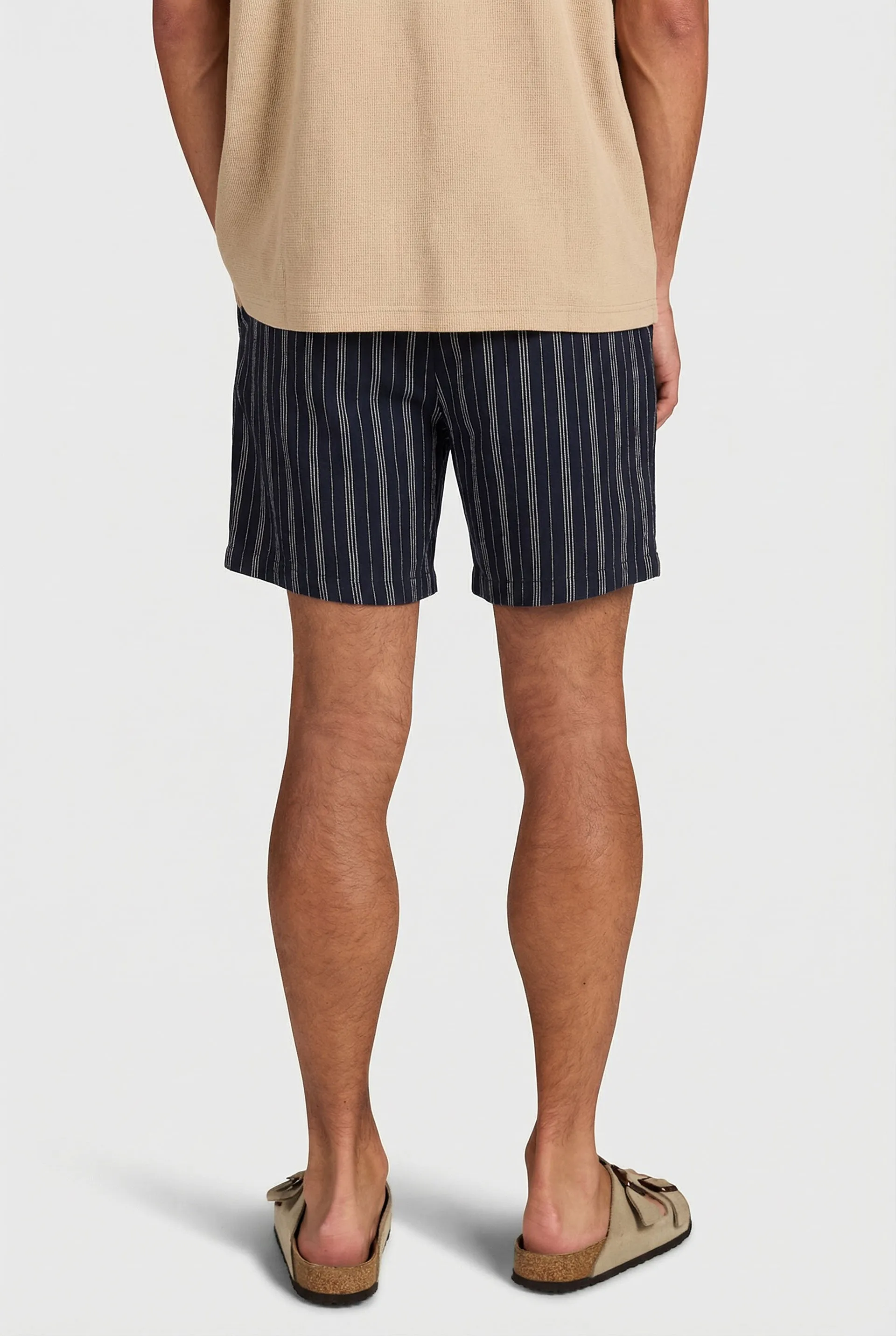 Stripe Riviera Linen Short sold by The Academy Brand product image thumbnail 4
