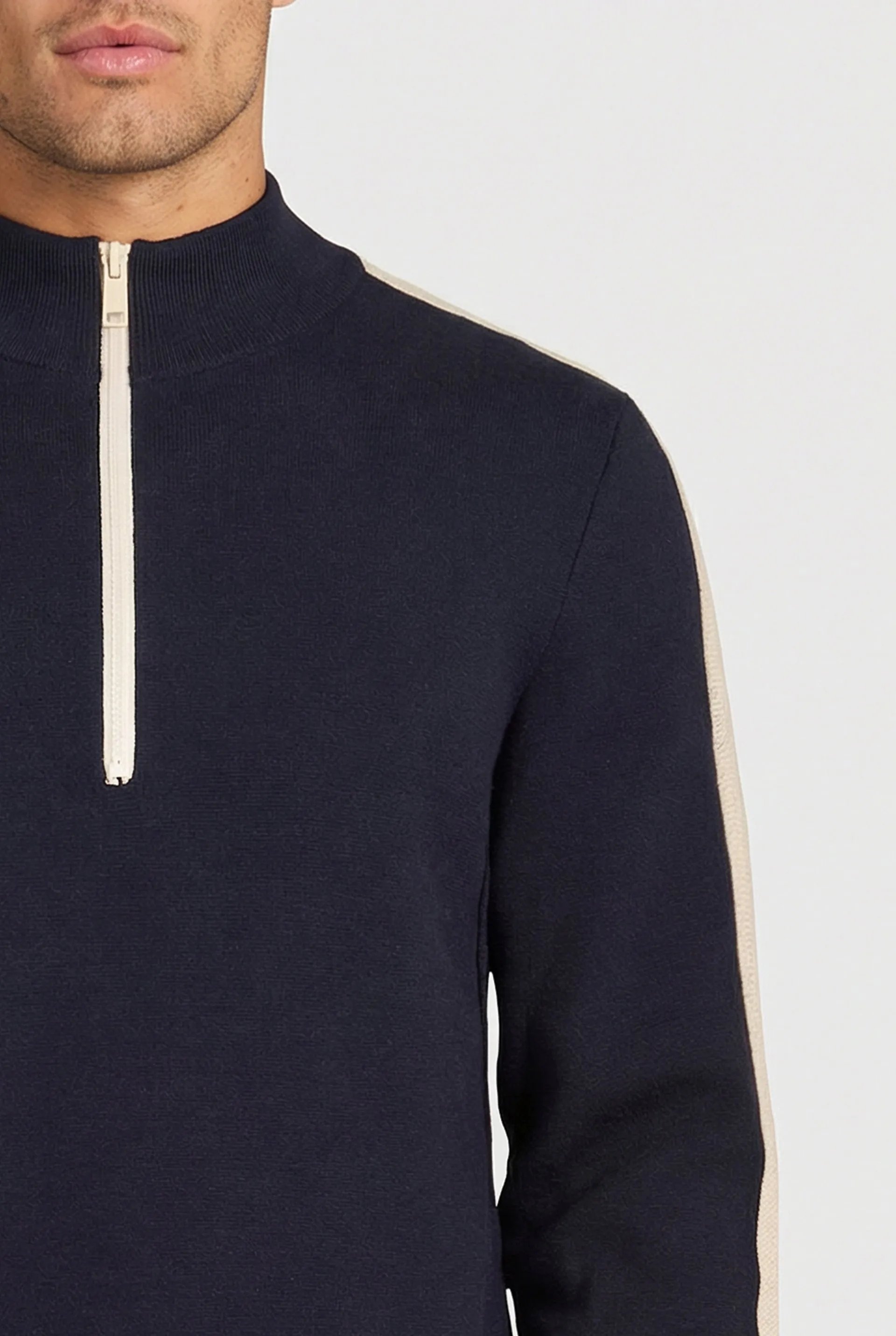 Danzer 1/4 Zip Stripe sold by The Academy Brand product image thumbnail 4
