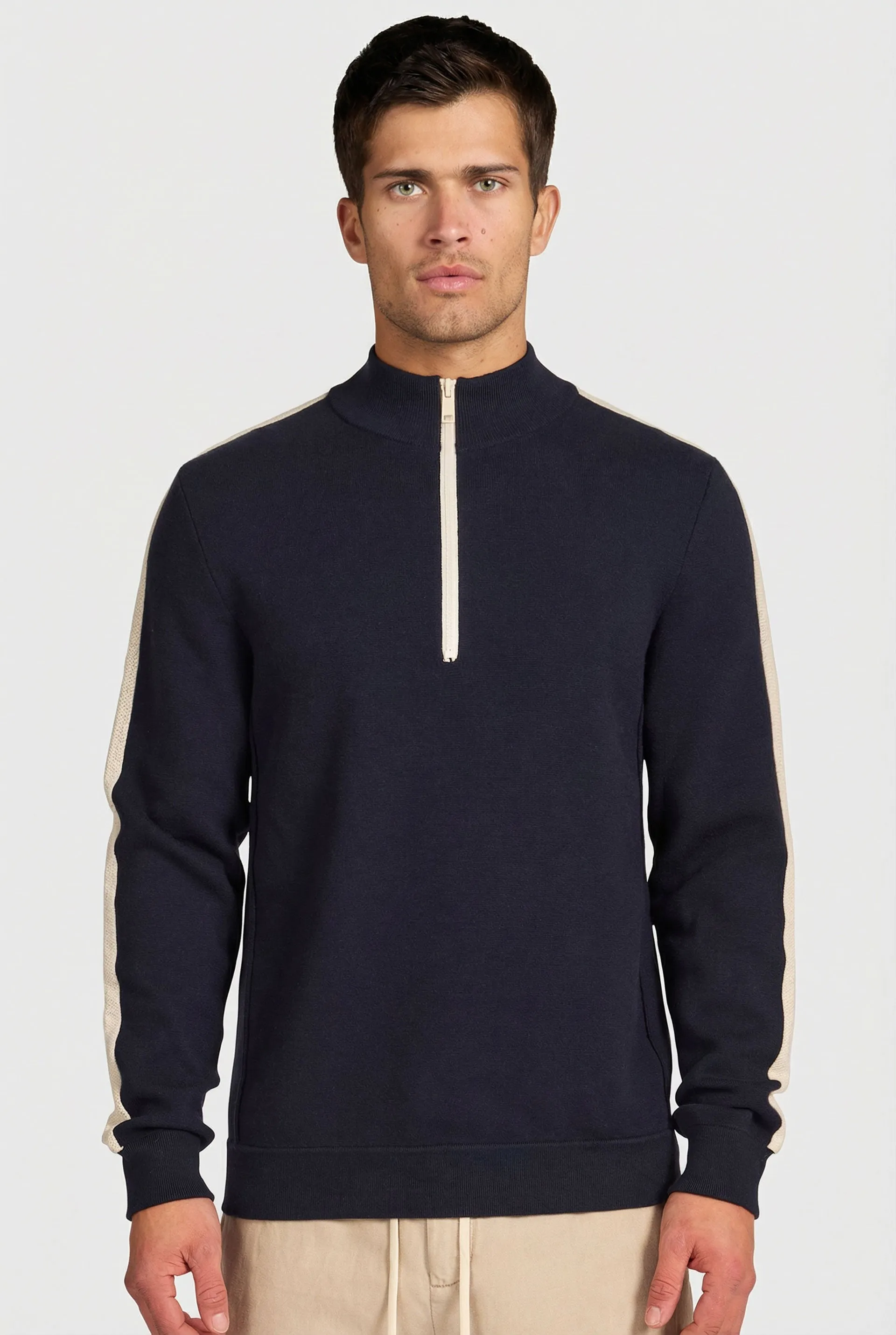 Danzer 1/4 Zip Stripe sold by The Academy Brand