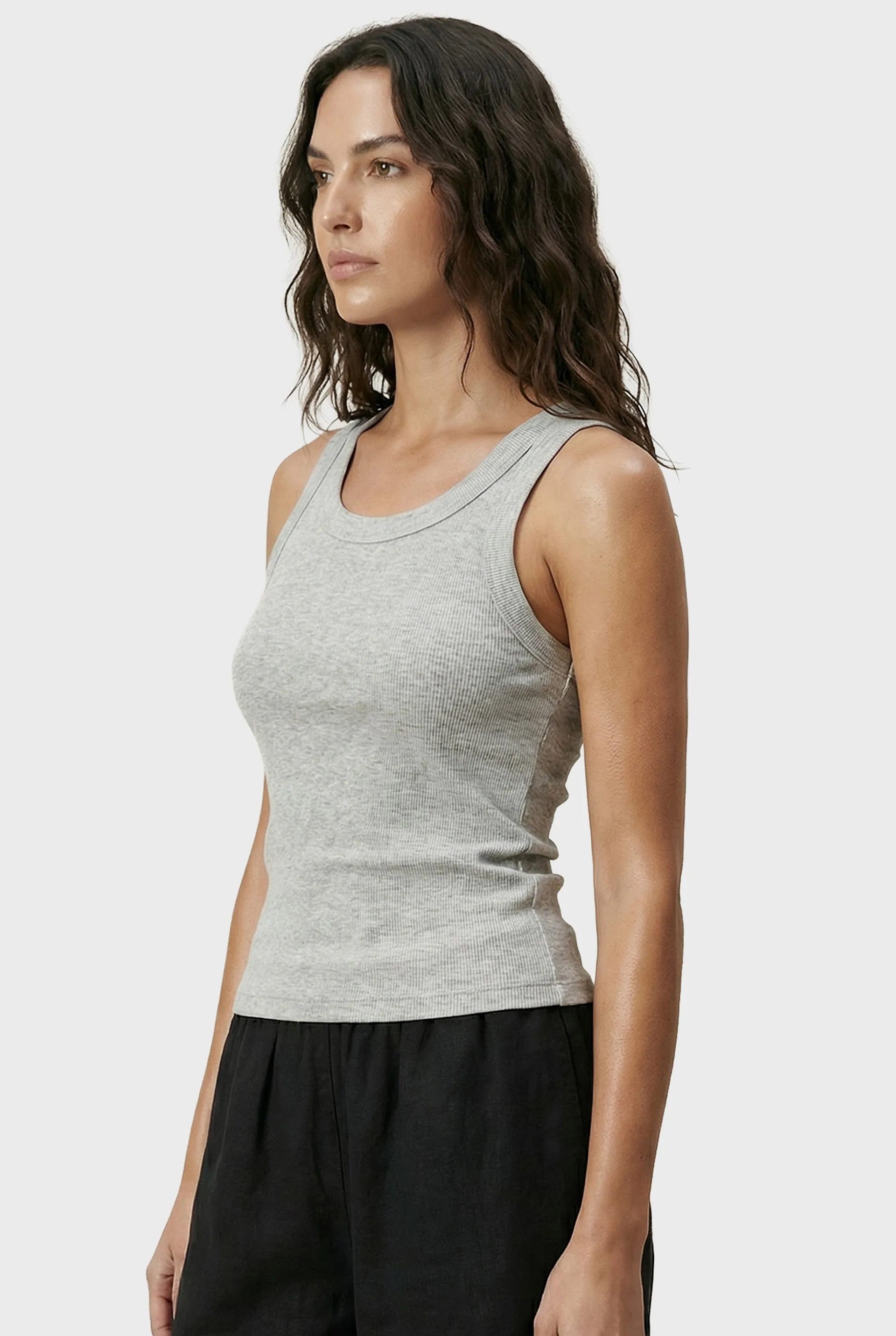 Essential Rib Tank sold by The Academy Brand product image thumbnail 2