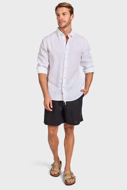 Jeff Linen Short sold by The Academy Brand