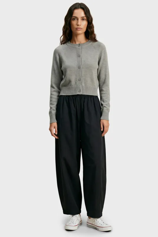 Flora Crew Knit Cardigan made by The Academy Brand