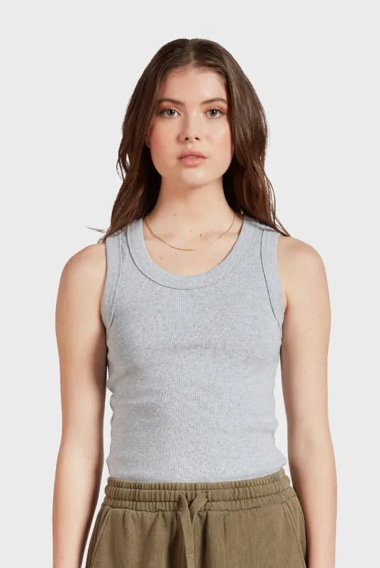 Essential Rib Tank made by The Academy Brand