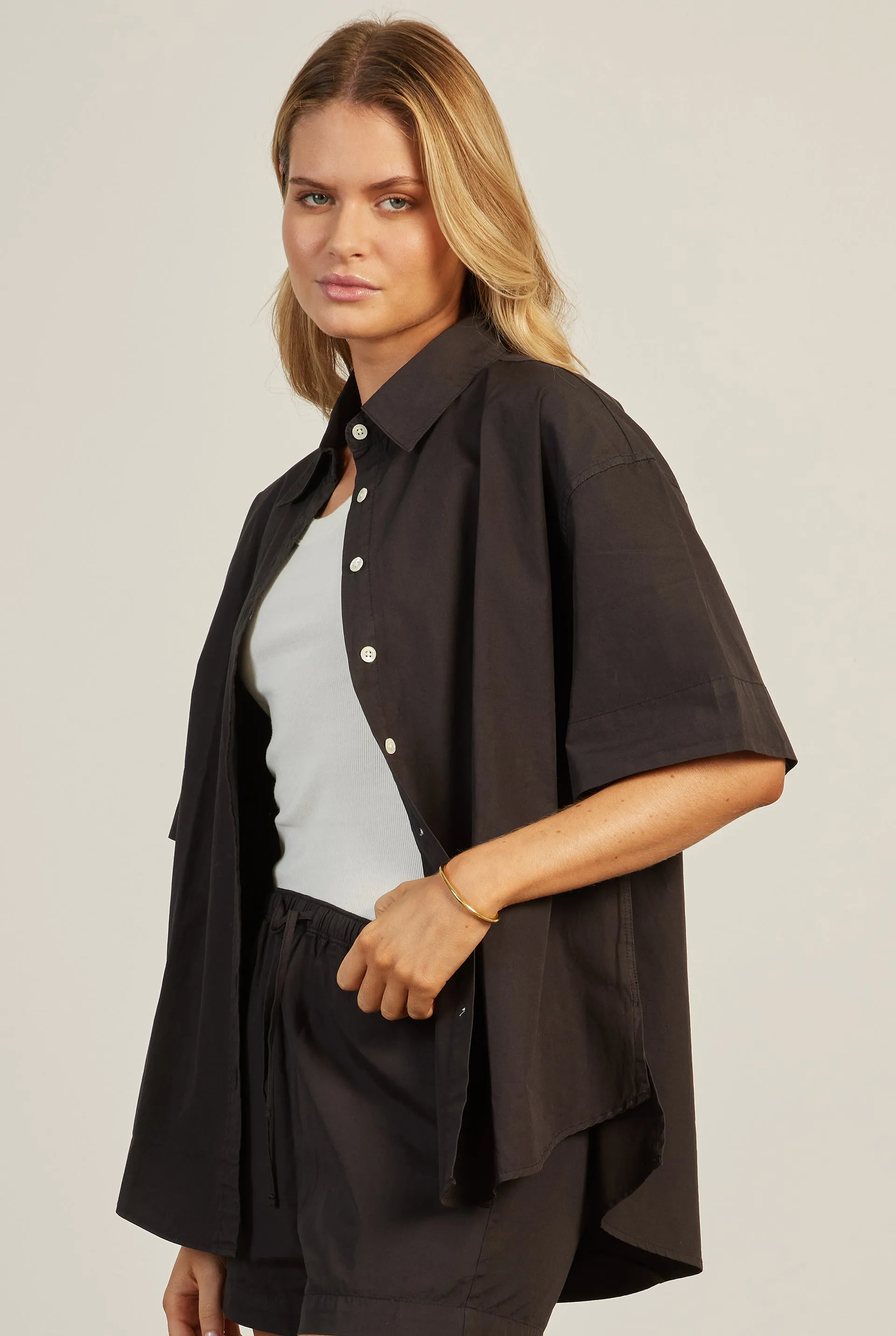 Frankie Poplin SS Shirt sold by The Academy Brand product image thumbnail 3