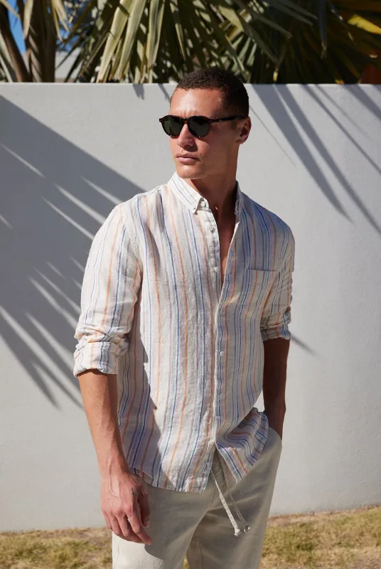 La Jolla Linen Shirt made by The Academy Brand