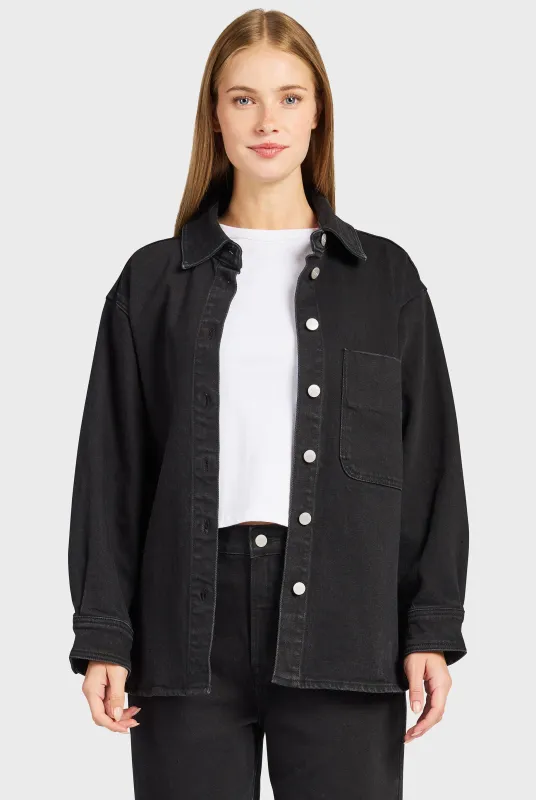 Dolores Denim Overshirt made by The Academy Brand
