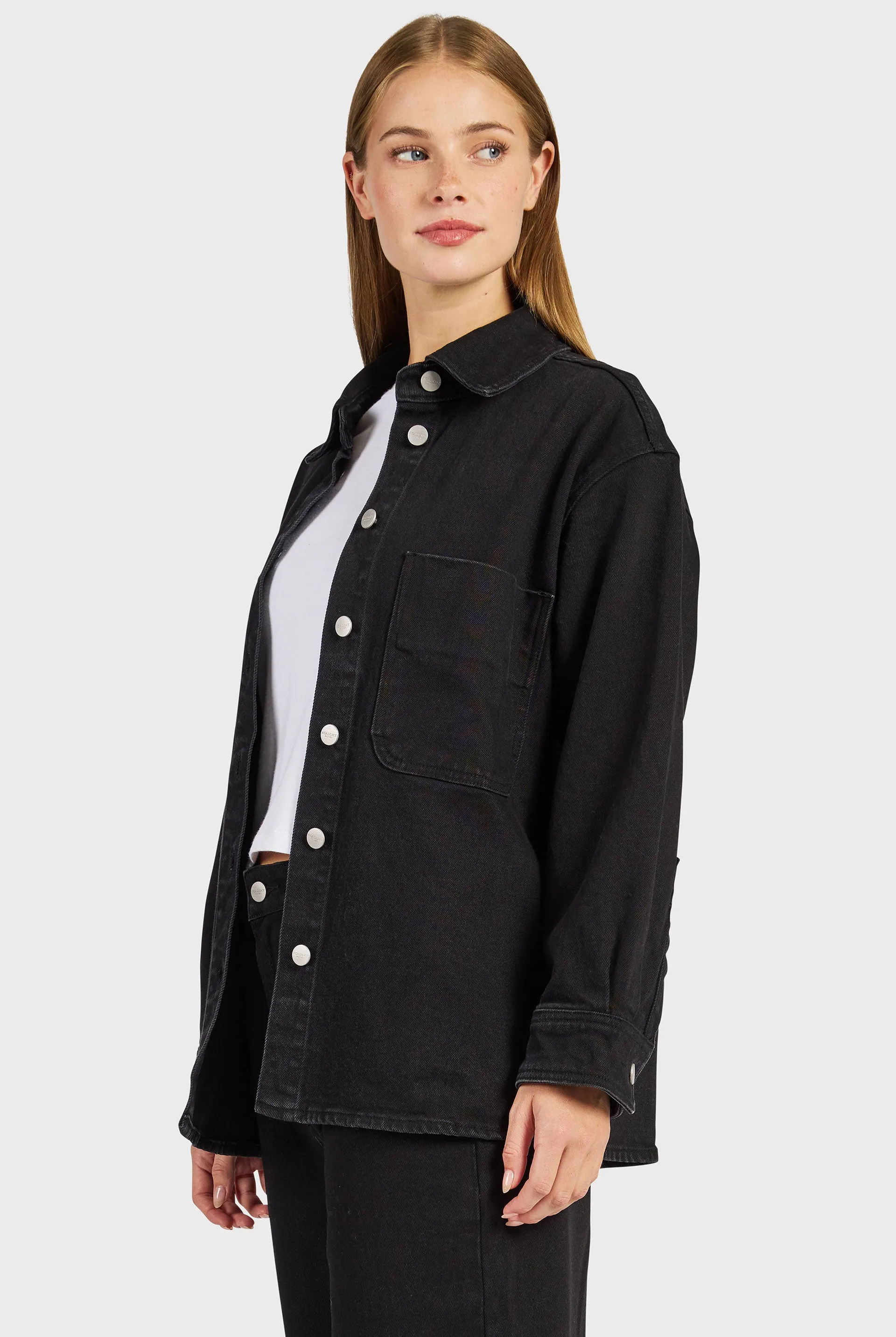 Dolores Denim Overshirt sold by The Academy Brand product image thumbnail 4