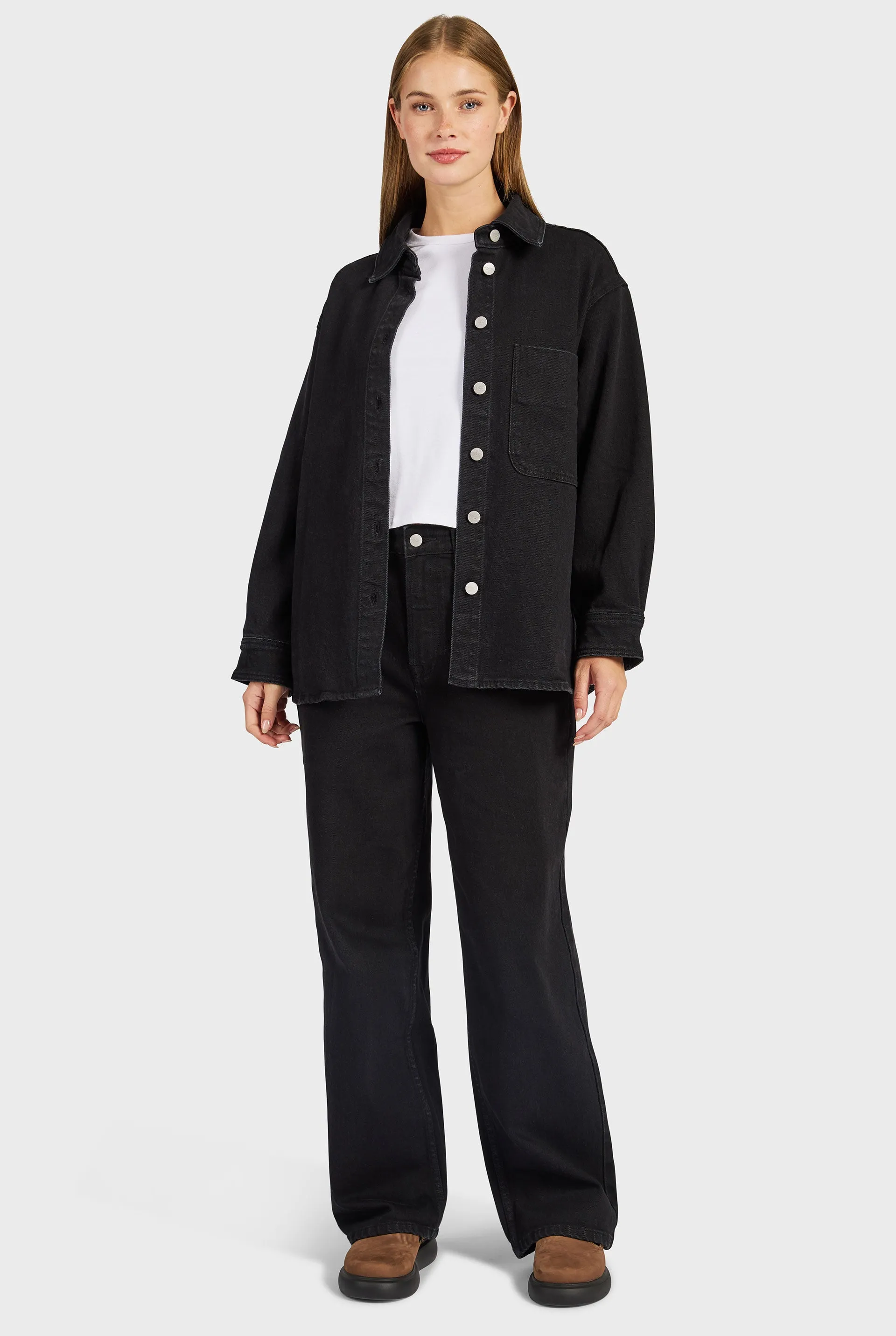 Dolores Denim Overshirt sold by The Academy Brand product image thumbnail 3