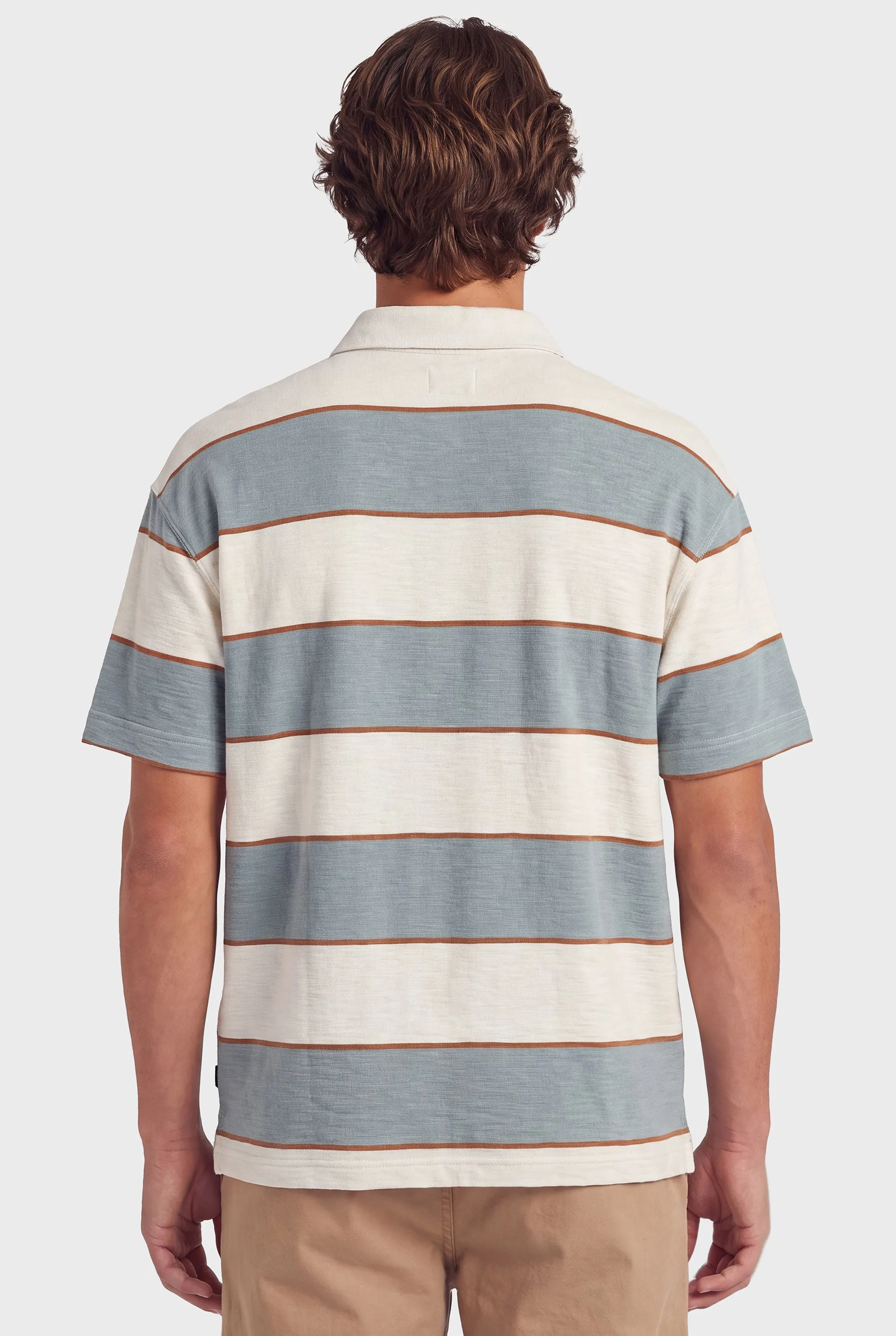 Watkins SS Stripe Rugby sold by The Academy Brand product image thumbnail 5