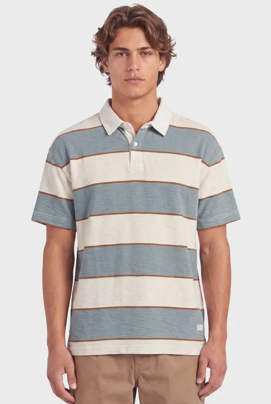 Watkins SS Stripe Rugby made by The Academy Brand