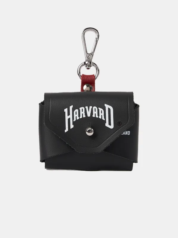 The AirPods Pro Case - Black with Harvard Logo made by The Cambridge Satchel Company