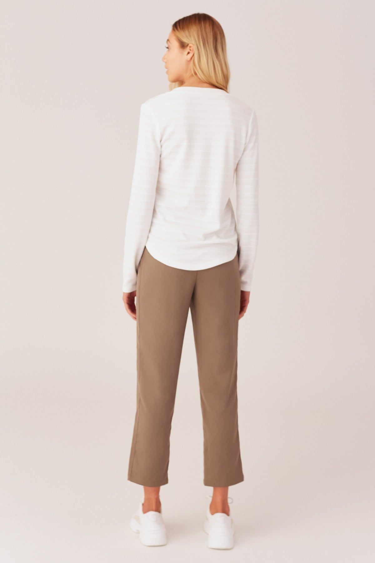 MOMENT LONG SLEEVE TOP white sold by The Fifth Label product image thumbnail 5