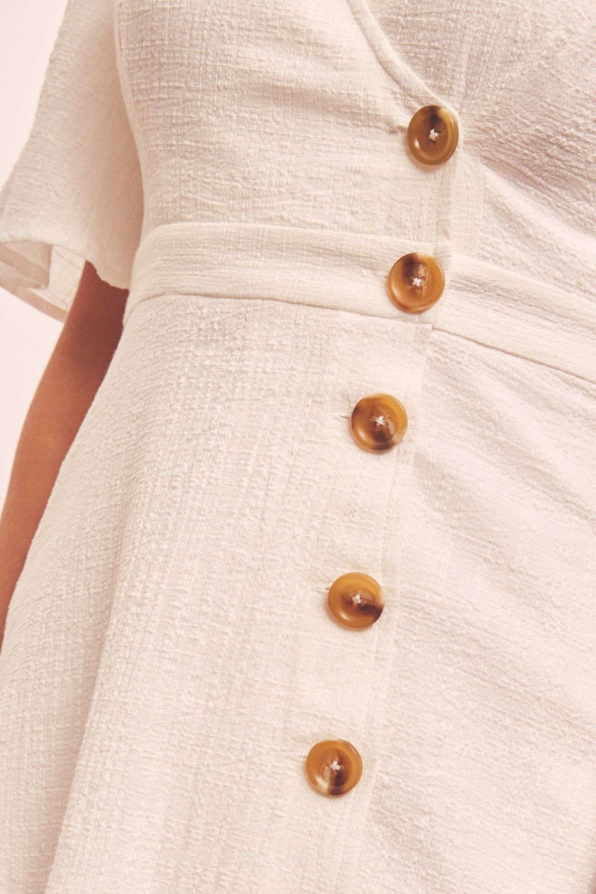 MOVEMENT WRAP DRESS white sold by The Fifth Label product image thumbnail 4