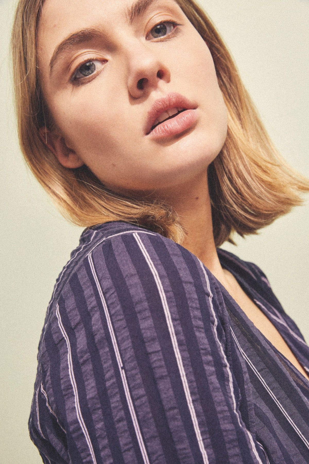 COAST STRIPE PLAYSUIT navy w white sold by The Fifth Label product image thumbnail 5