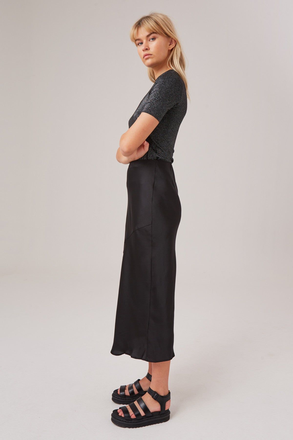 POPULATION SKIRT black sold by The Fifth Label product image thumbnail 3