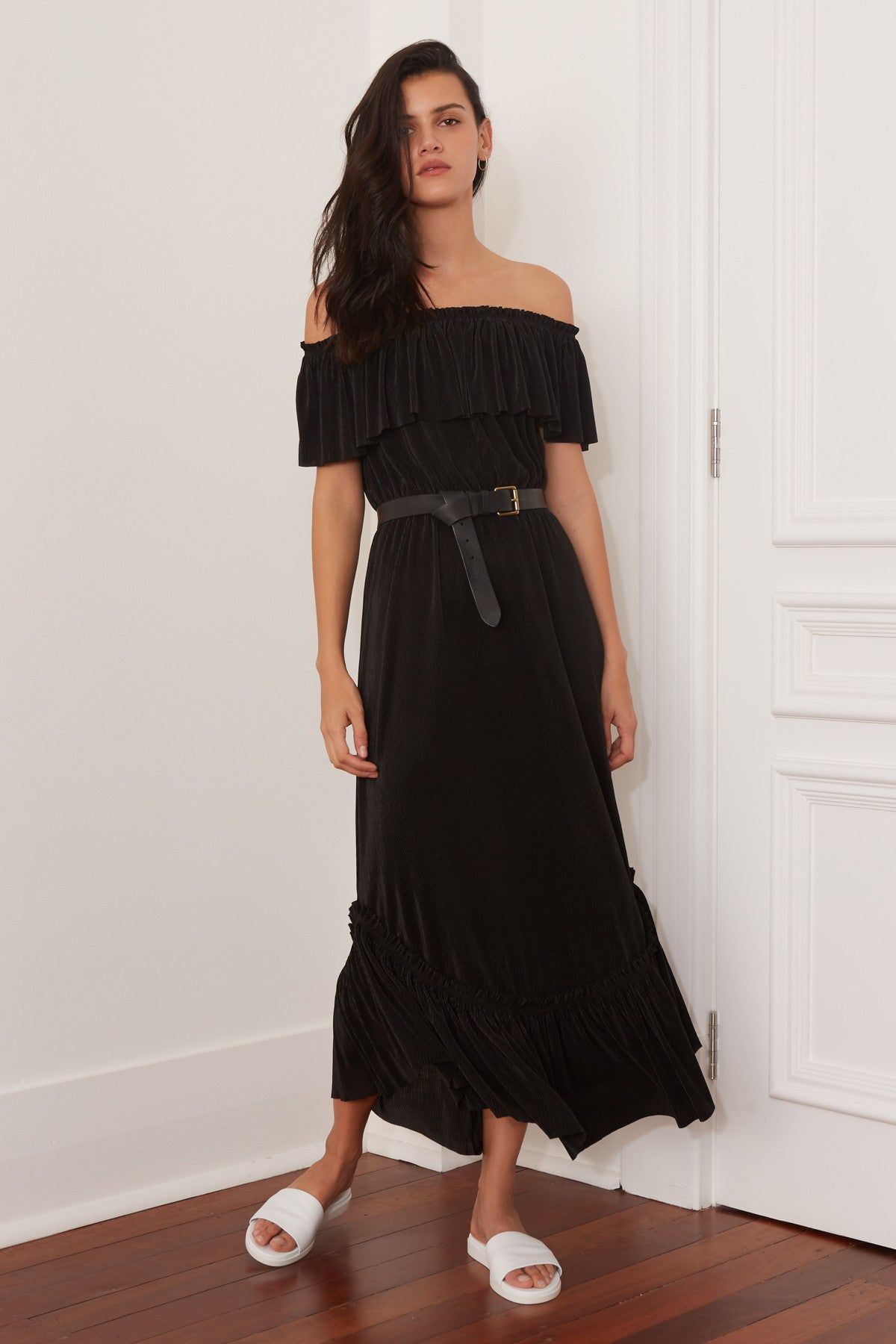 RELATIVITY MAXI DRESS black sold by The Fifth Label