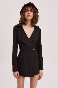 QUARTET PLAYSUIT black sold by The Fifth Label