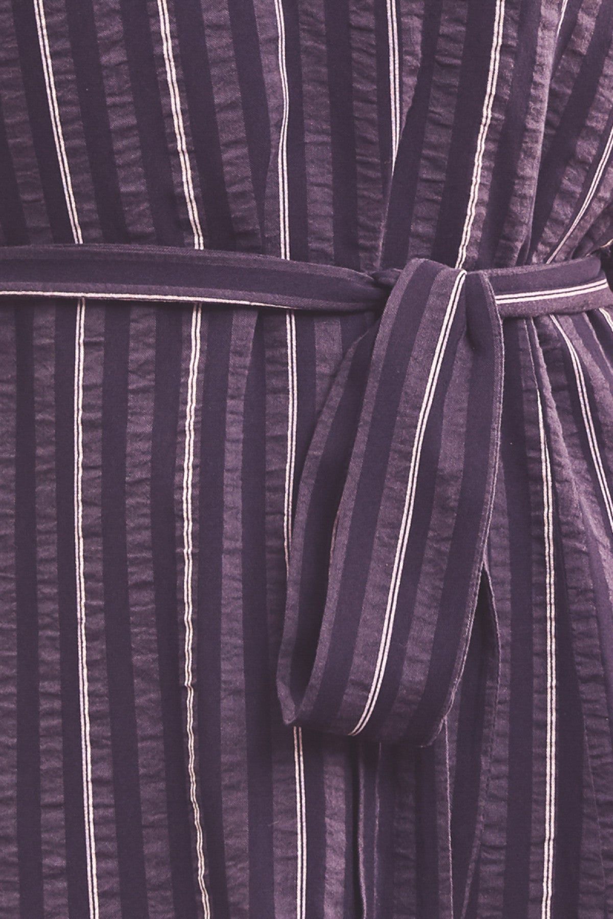 COAST STRIPE DRESS navy w white sold by The Fifth Label product image thumbnail 5