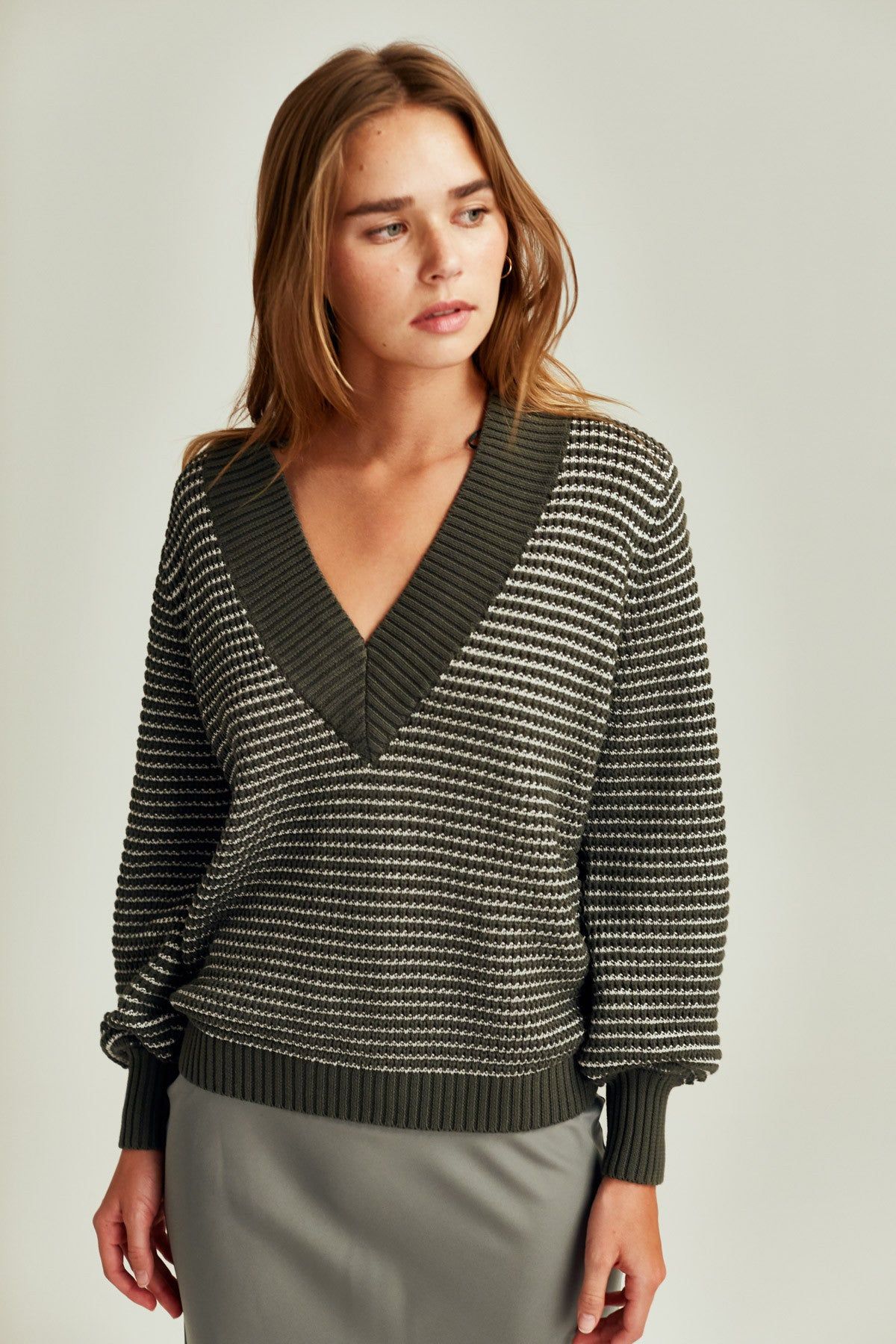 CLIMATIC KNIT sage w white sold by The Fifth Label product image thumbnail 2