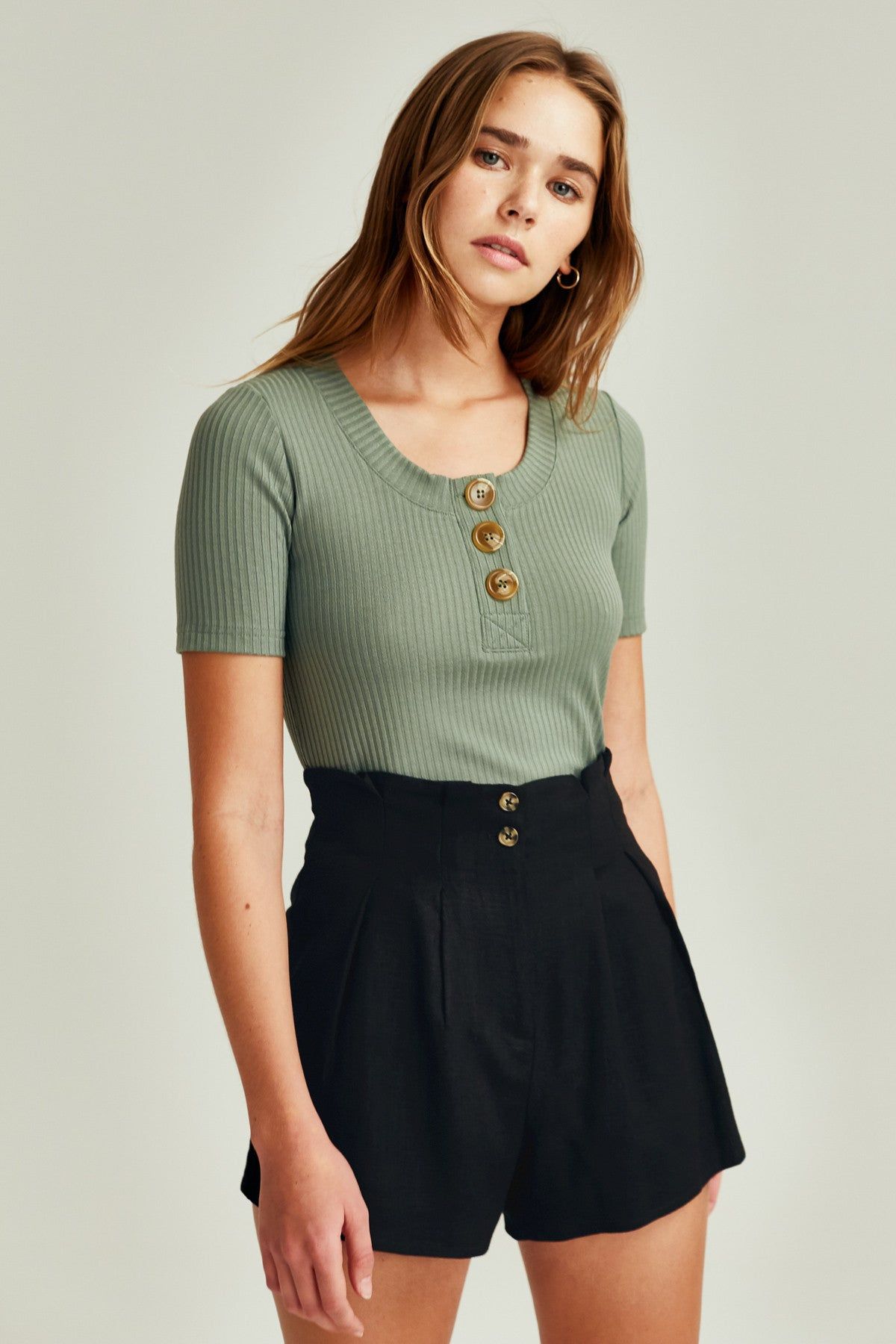 LION SHORT black sold by The Fifth Label